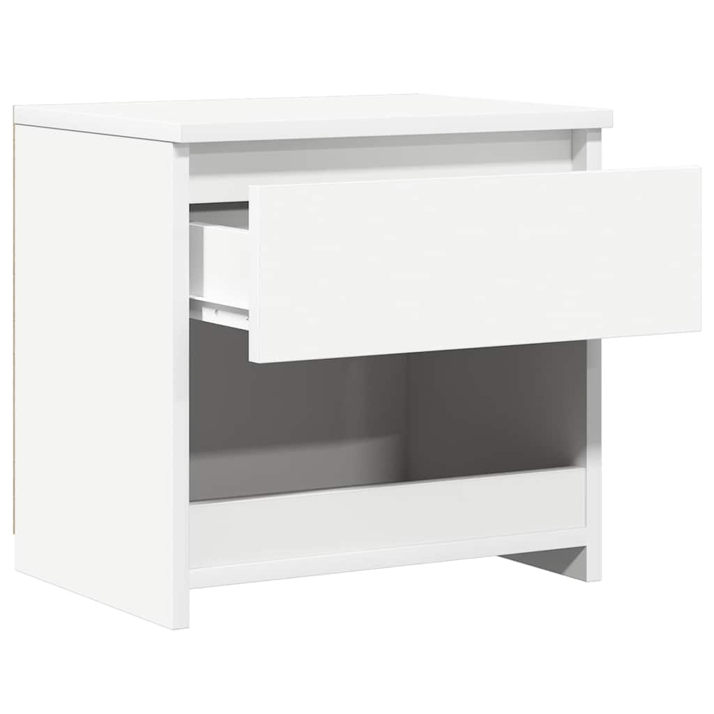 vidaXL Szafki nocne, 2 szt., białe 40x30x39 cm materiał drewnopochodny