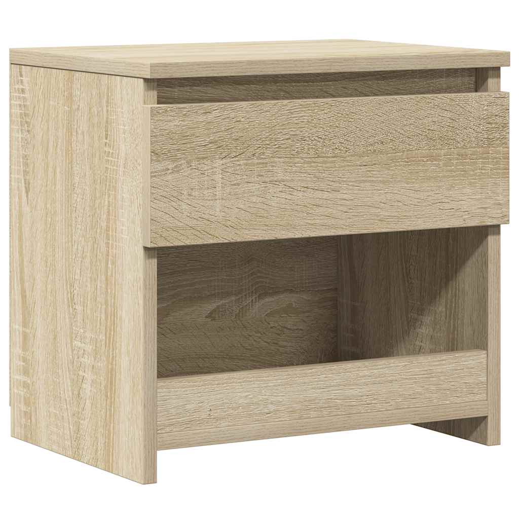 vidaXL Szafka nocna, dąb sonoma, 40x30x39 cm, materiał drewnopochodny