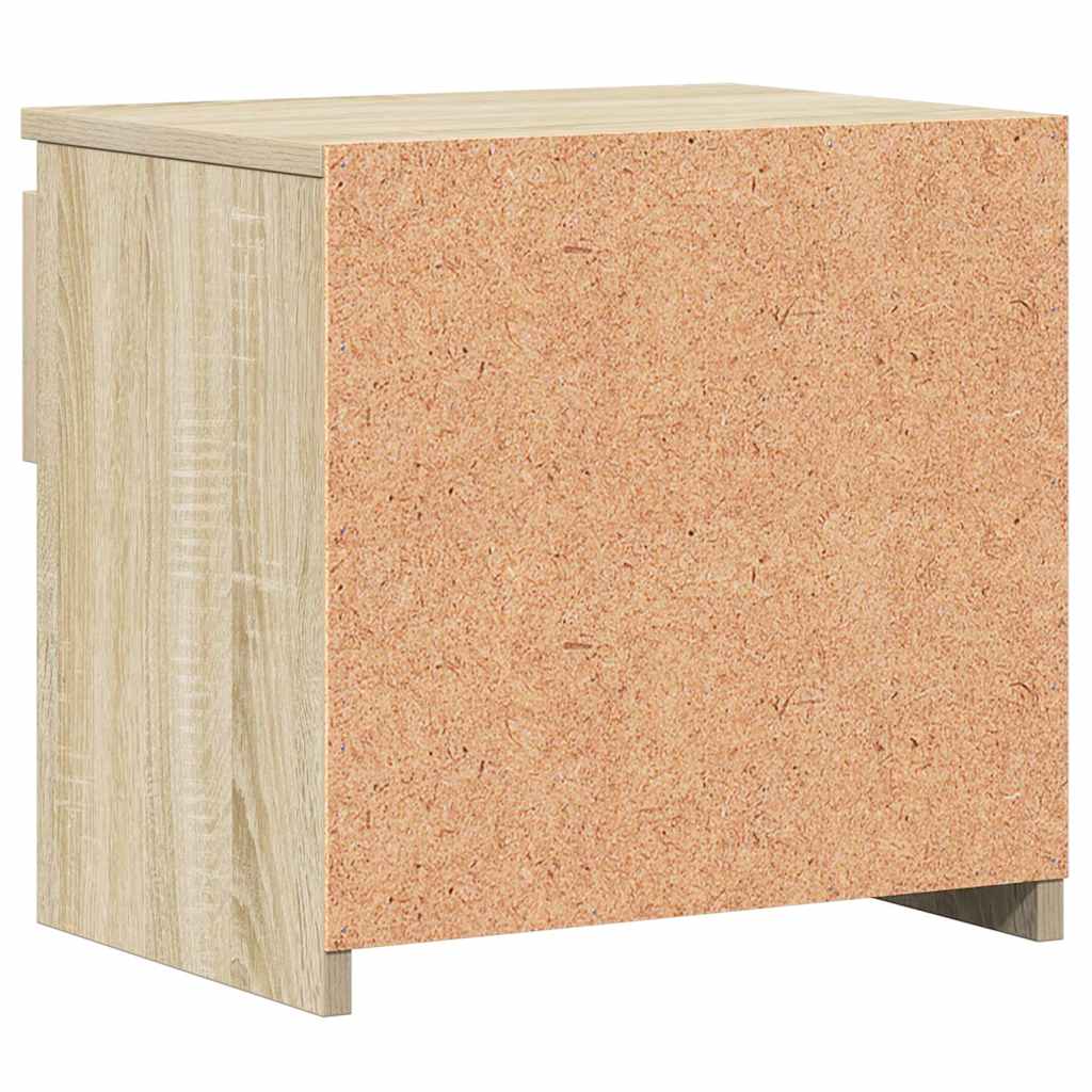 vidaXL Szafka nocna, dąb sonoma, 40x30x39 cm, materiał drewnopochodny