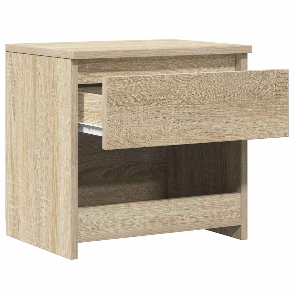 vidaXL Szafka nocna, dąb sonoma, 40x30x39 cm, materiał drewnopochodny