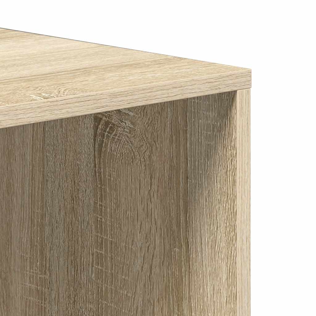 vidaXL Ławka na buty, dąb sonoma 105x35x35 cm, materiał drewnopochodny