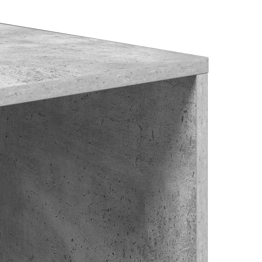 vidaXL Ławka na buty, szarość betonu, 105x35x35 cm