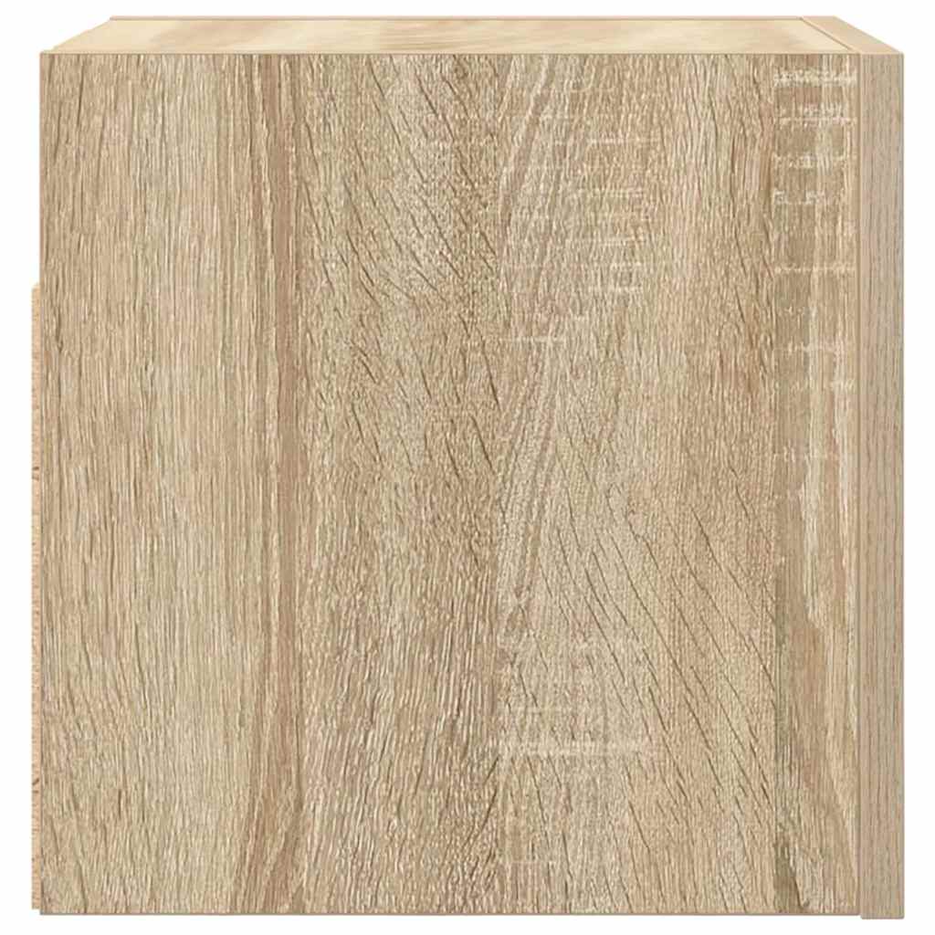 vidaXL Wisząca szafka telewizyjna, dąb sonoma, 30,5x30x30 cm