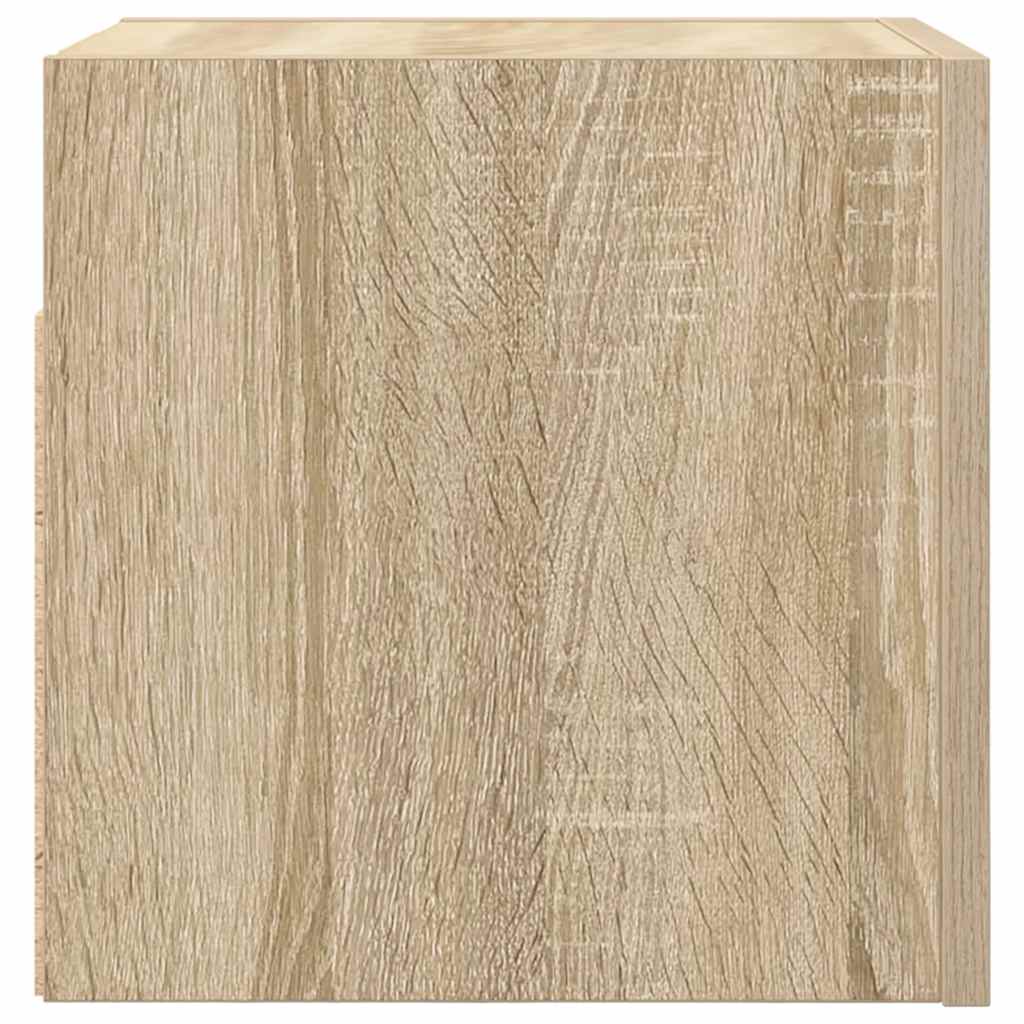 vidaXL Wiszące szafki telewizyjne, 4 szt., dąb sonoma, 30,5x30x30 cm