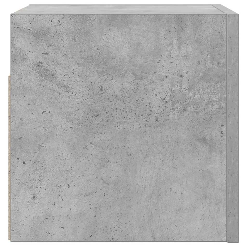 vidaXL Wiszące szafki TV, 4 szt., szarość betonu, 30,5x30x30 cm