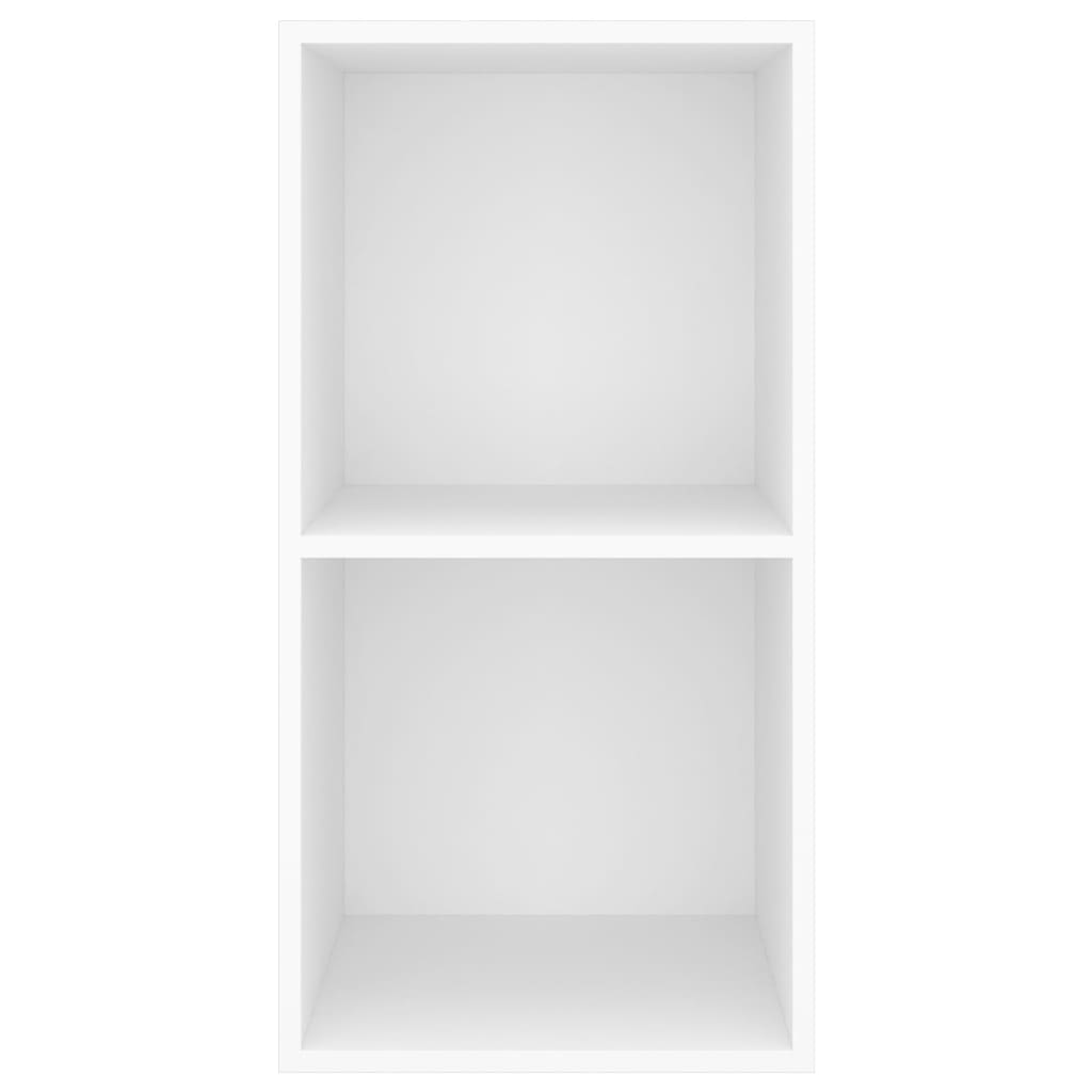 vidaXL Wisząca szafka TV, biała, 37x37x72 cm, materiał drewnopochodny