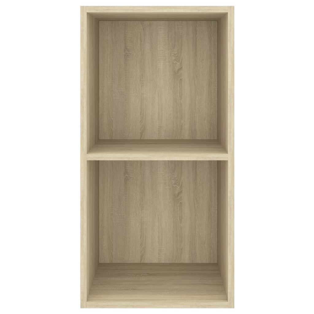 vidaXL Wisząca szafka pod TV, kolor dąb sonoma, 37x37x72 cm