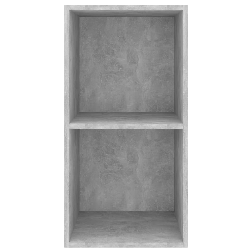 vidaXL Wisząca szafka pod TV, szarość betonu, 37x37x72 cm