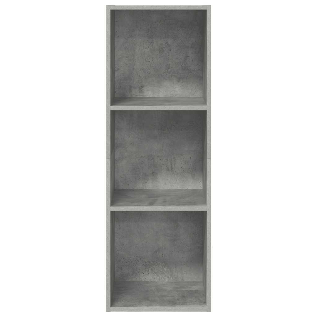 vidaXL Wisząca szafka pod TV, szarość betonu, 37x37x107 cm