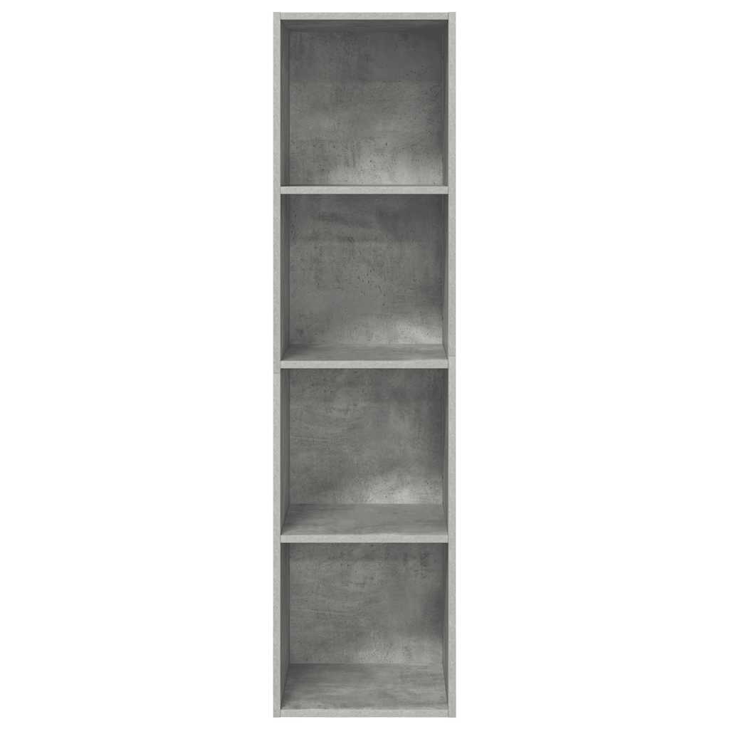 vidaXL Wisząca szafka TV, szarość betonu, 37x37x142,5 cm