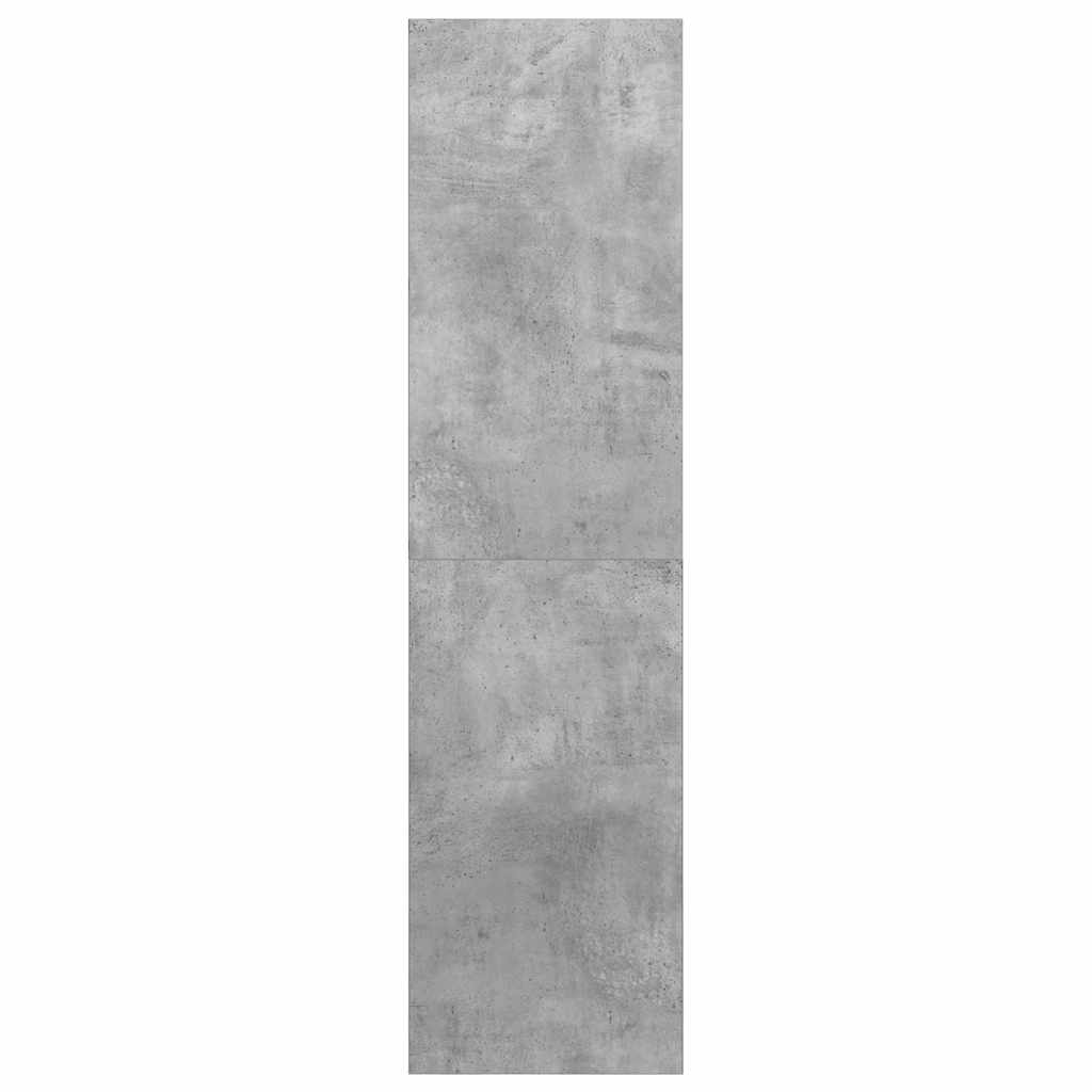 vidaXL Wisząca szafka TV, szarość betonu, 37x37x142,5 cm