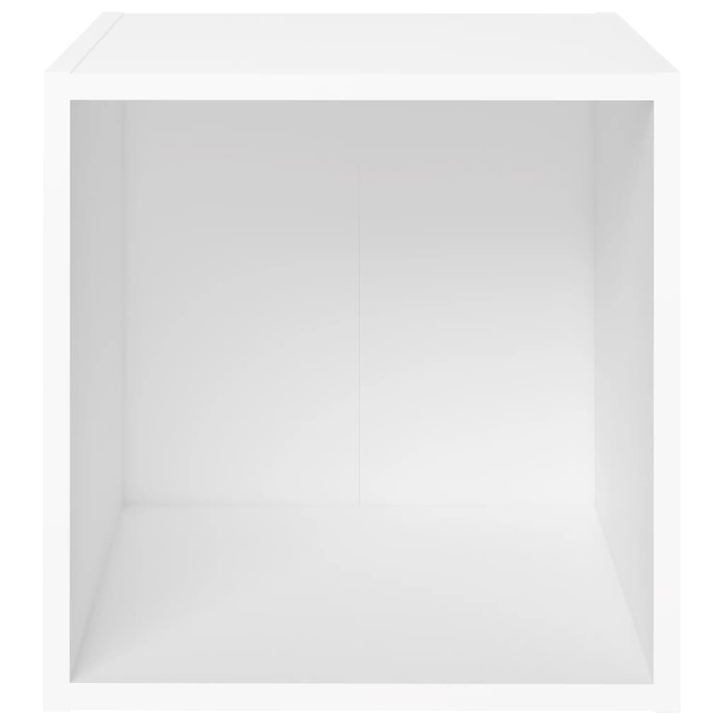 vidaXL Szafka pod telewizor, biała 37x35x37 cm materiał drewnopochodny