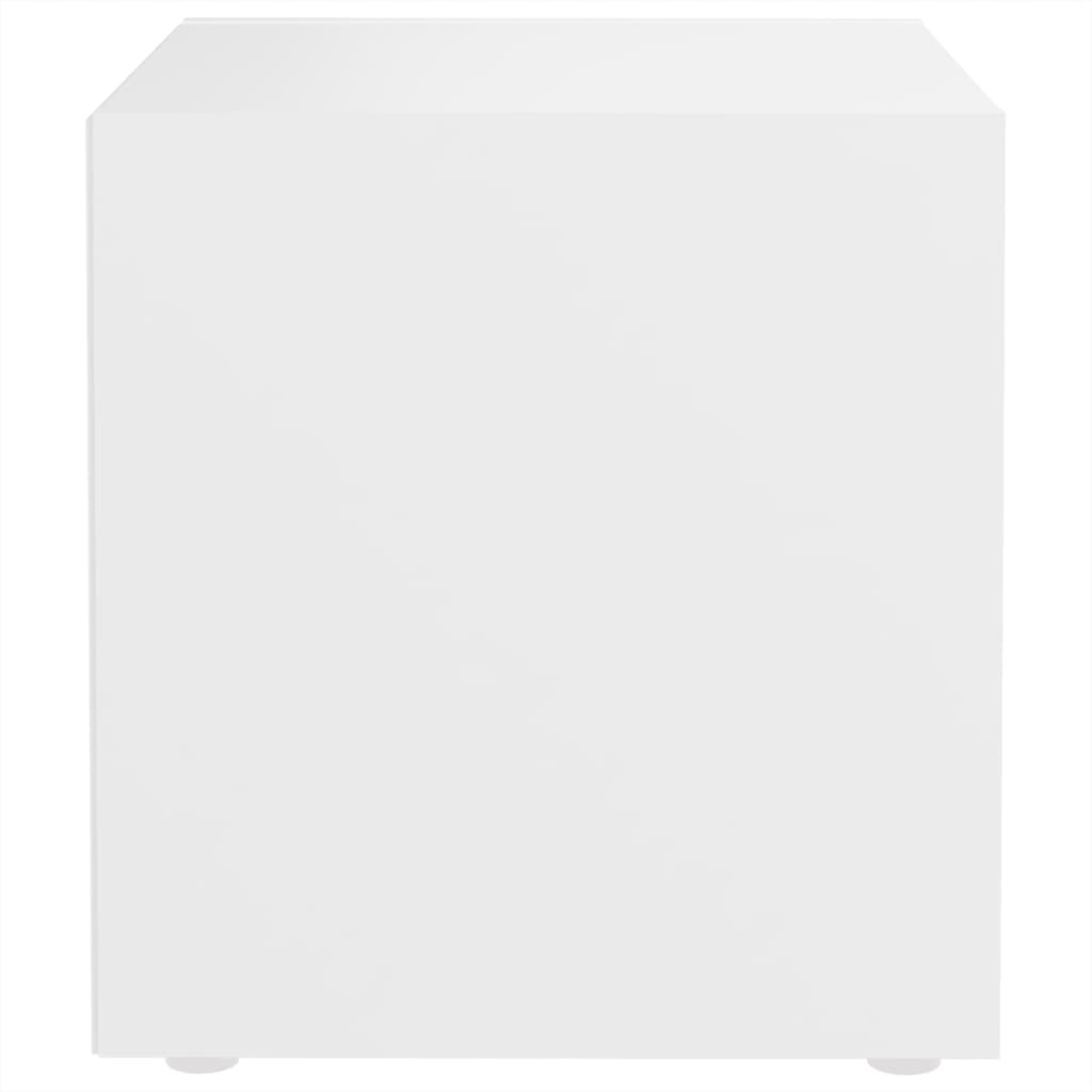 vidaXL Szafka pod telewizor, biała 37x35x37 cm materiał drewnopochodny