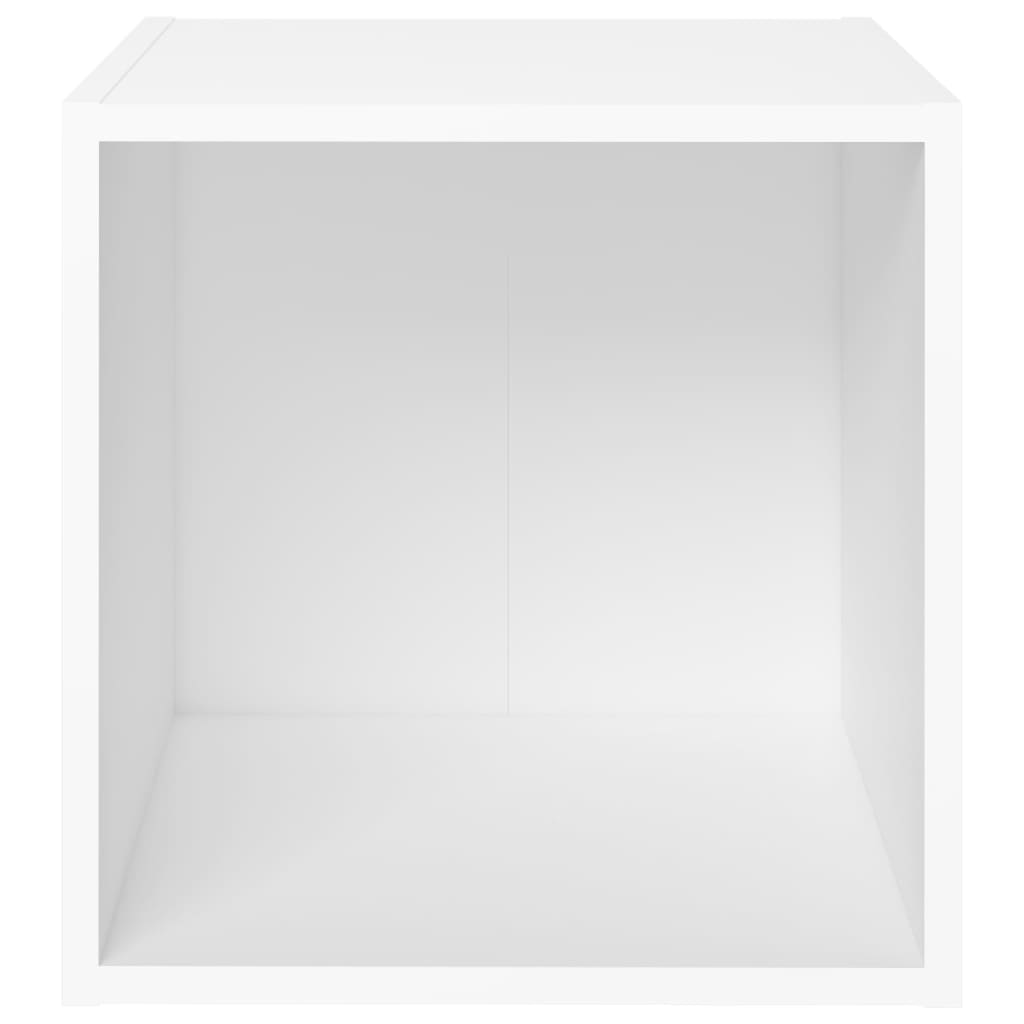 vidaXL Szafki pod TV 2 szt., białe 37x35x37 cm materiał drewnopochodny