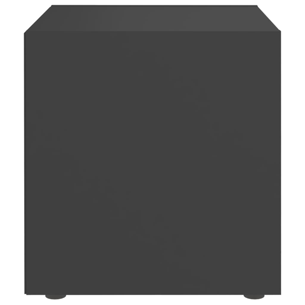 vidaXL Szafki pod telewizor, 2 szt., szare, 37x35x37 cm