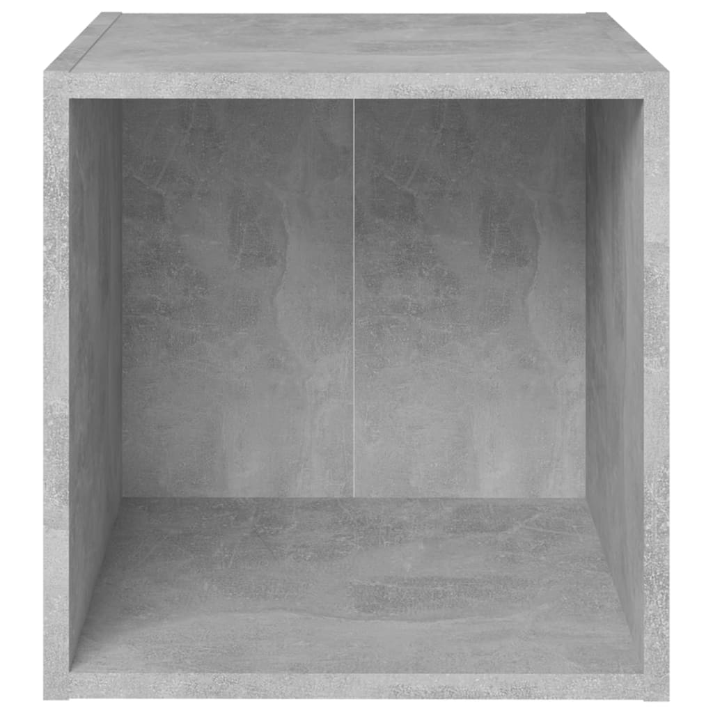 vidaXL Szafki pod TV, 4 szt., szarość betonu, 37x35x37 cm