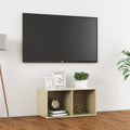 vidaXL Szafka pod TV, dąb sonoma, 72x35x36,5 cm