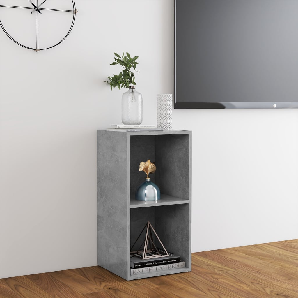 vidaXL Szafka pod TV, szarość betonu, 72x35x36,5 cm