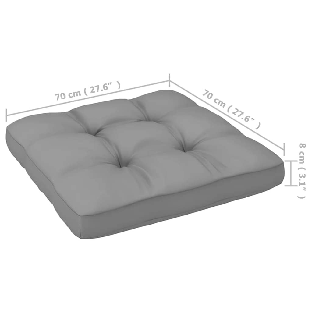 vidaXL 2-osobowa sofa ogrodowa z poduszkami, lite drewno sosnowe