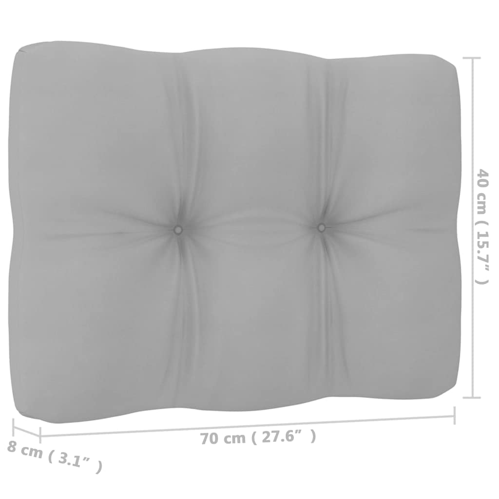 vidaXL 2-osobowa sofa ogrodowa z poduszkami, lite drewno sosnowe