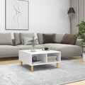 vidaXL Stolik kawowy, biały, 60x60x30 cm, materiał drewnopochodny