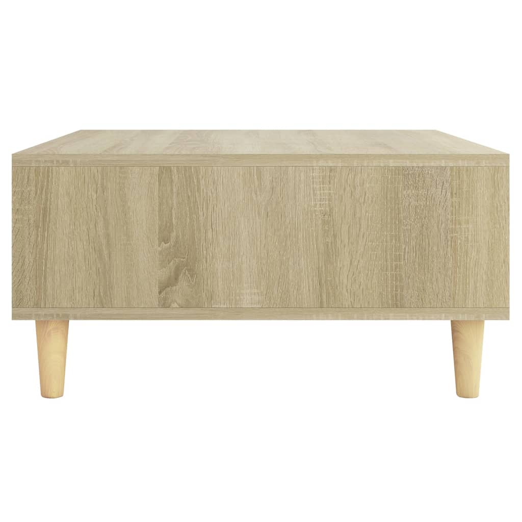 vidaXL Stolik kawowy, dąb sonoma, 60x60x30 cm, materiał drewnopochodny