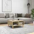 vidaXL Stolik kawowy, dąb sonoma, 60x60x30 cm, materiał drewnopochodny