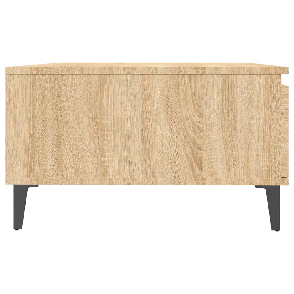 vidaXL Stolik kawowy, dąb sonoma, 90x60x35 cm, materiał drewnopochodny