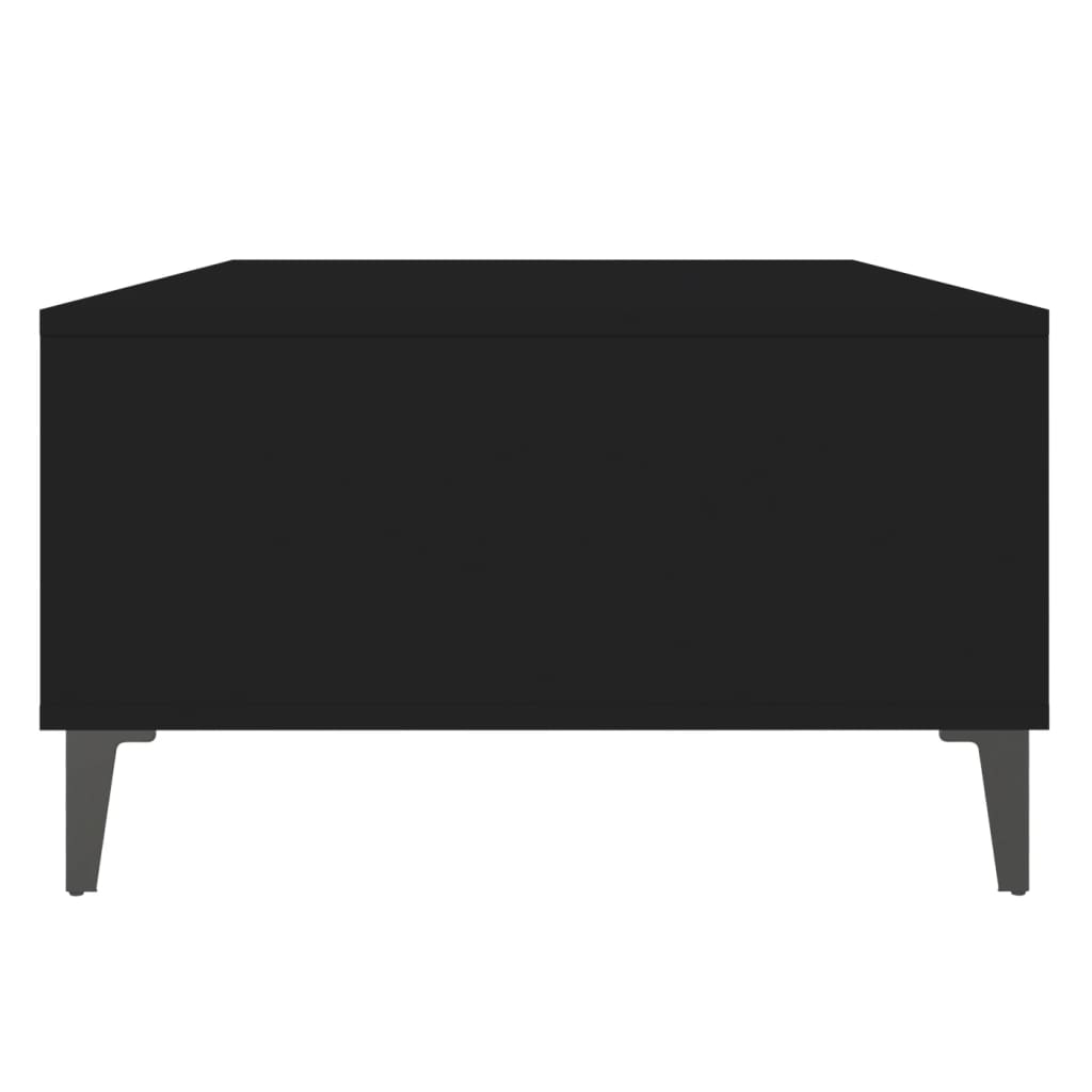 vidaXL Stolik kawowy, czarny, 103,5x60x35 cm, materiał drewnopochodny