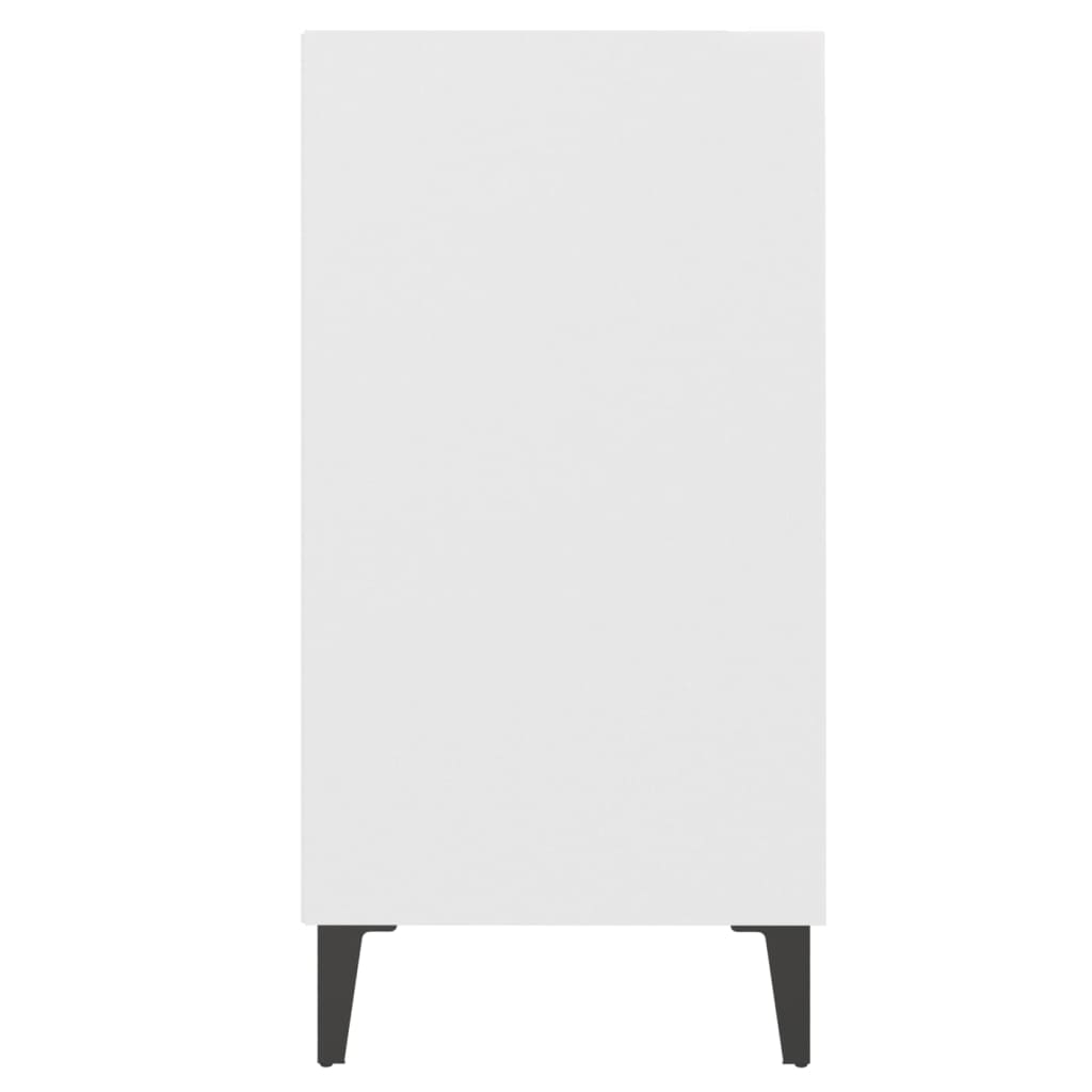 vidaXL Szafka, biała, 57x35x70 cm, materiał drewnopochodny