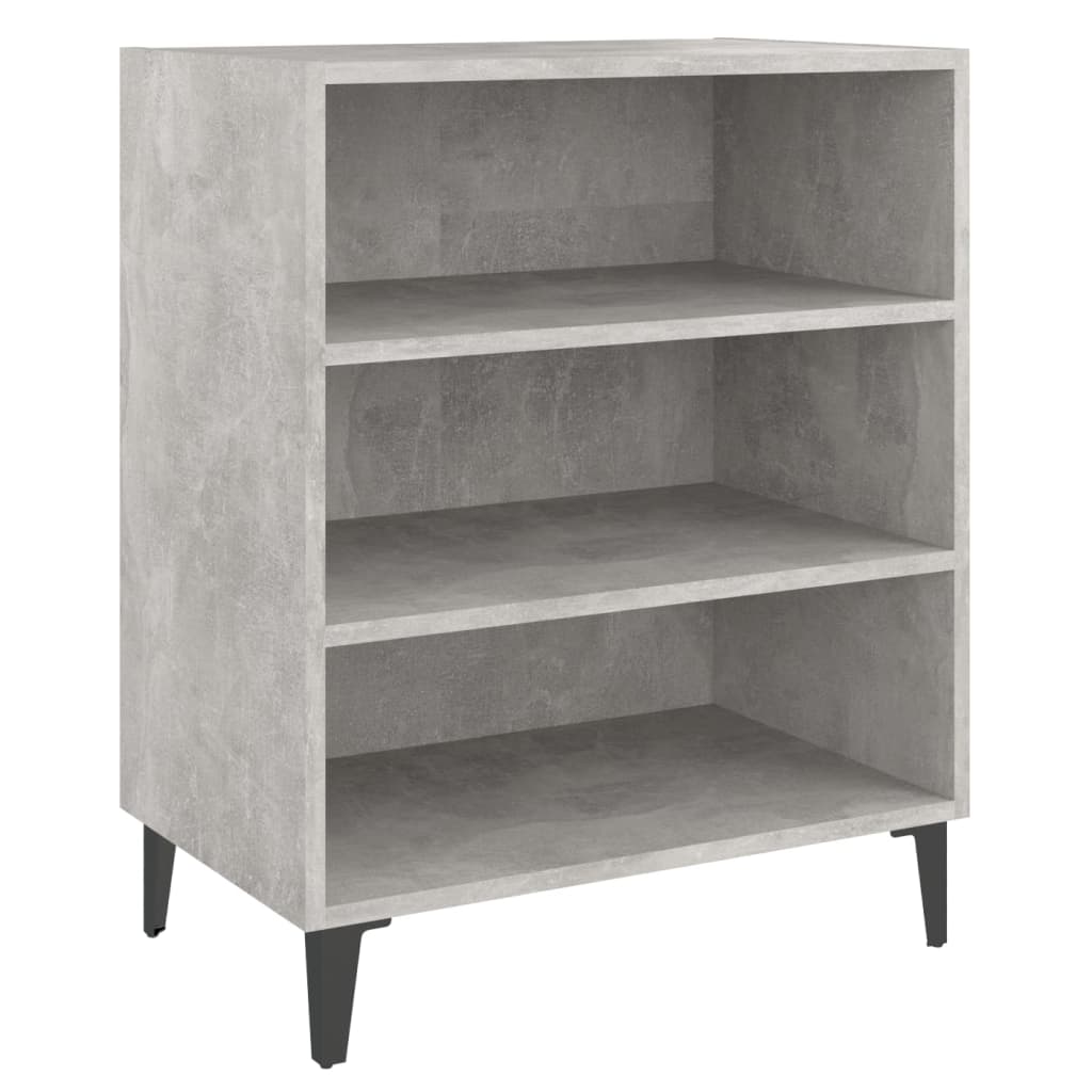 vidaXL Szafka, szarość betonu, 57x35x70 cm, materiał drewnopochodny