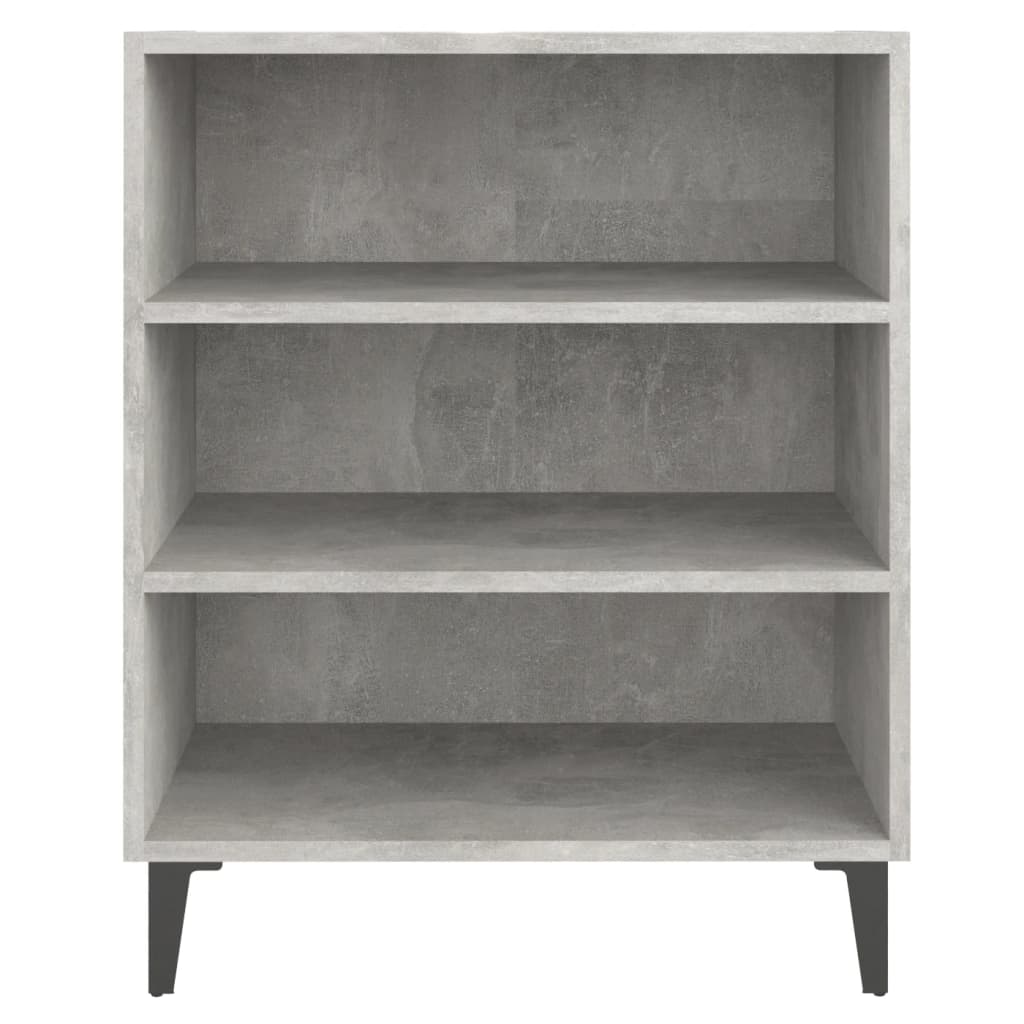 vidaXL Szafka, szarość betonu, 57x35x70 cm, materiał drewnopochodny