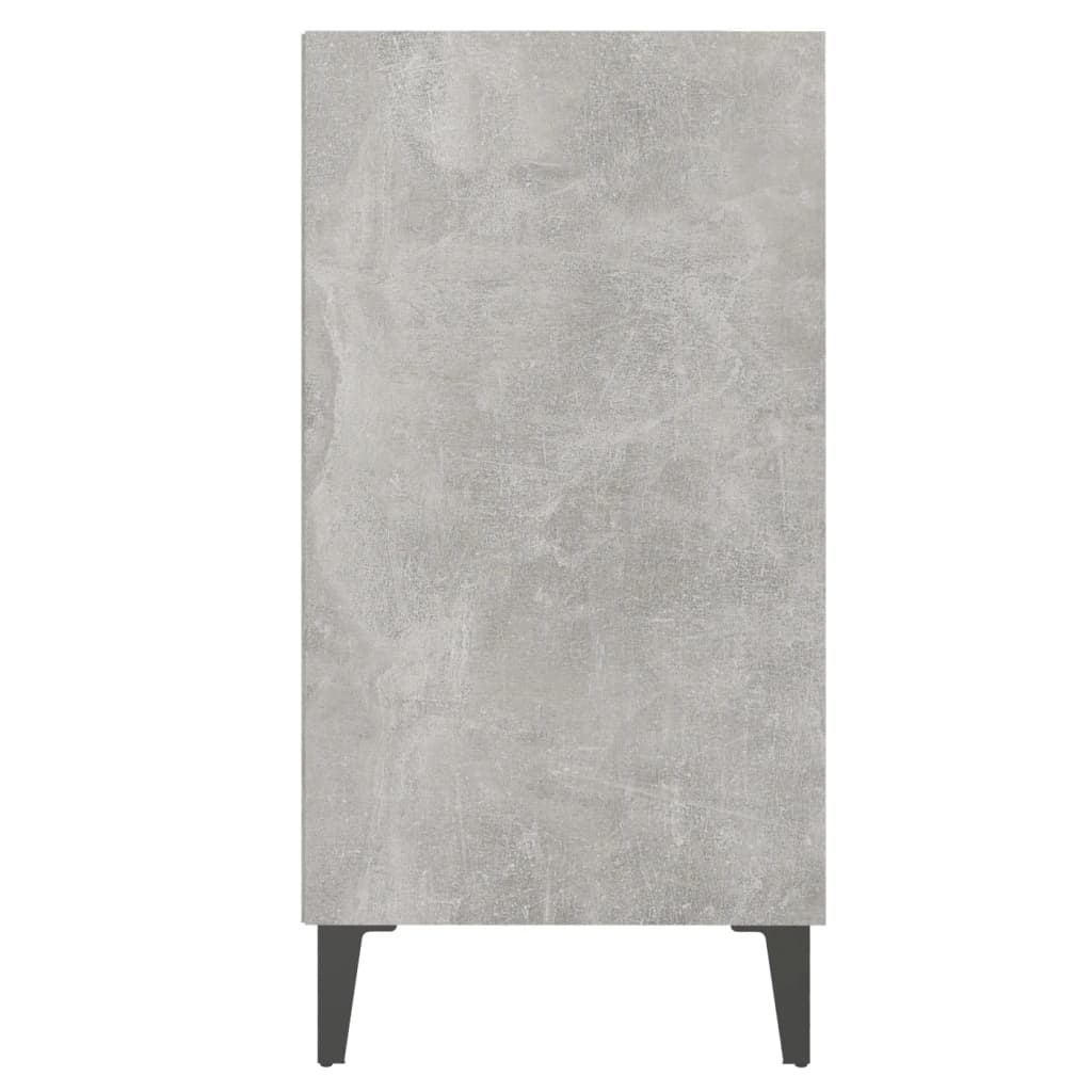 vidaXL Szafka, szarość betonu, 57x35x70 cm, materiał drewnopochodny