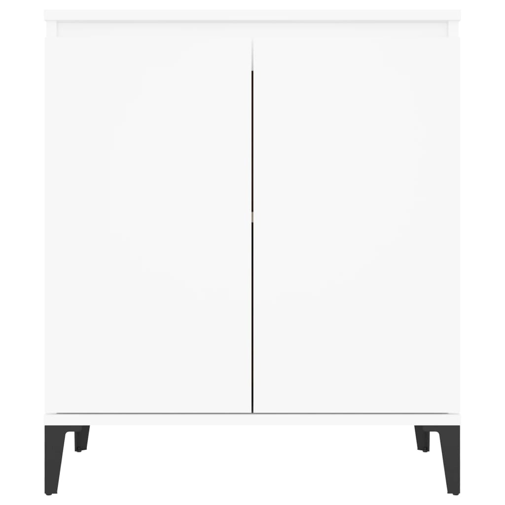 vidaXL Szafka, biała, 60x35x70 cm, materiał drewnopochodny