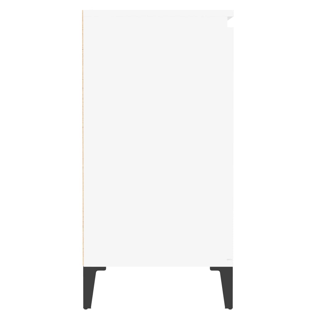 vidaXL Szafka, biała, 60x35x70 cm, materiał drewnopochodny
