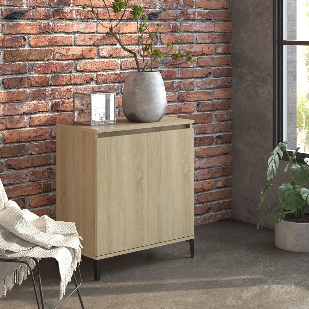 vidaXL Szafka, dąb sonoma, 60x35x70 cm, materiał drewnopochodny