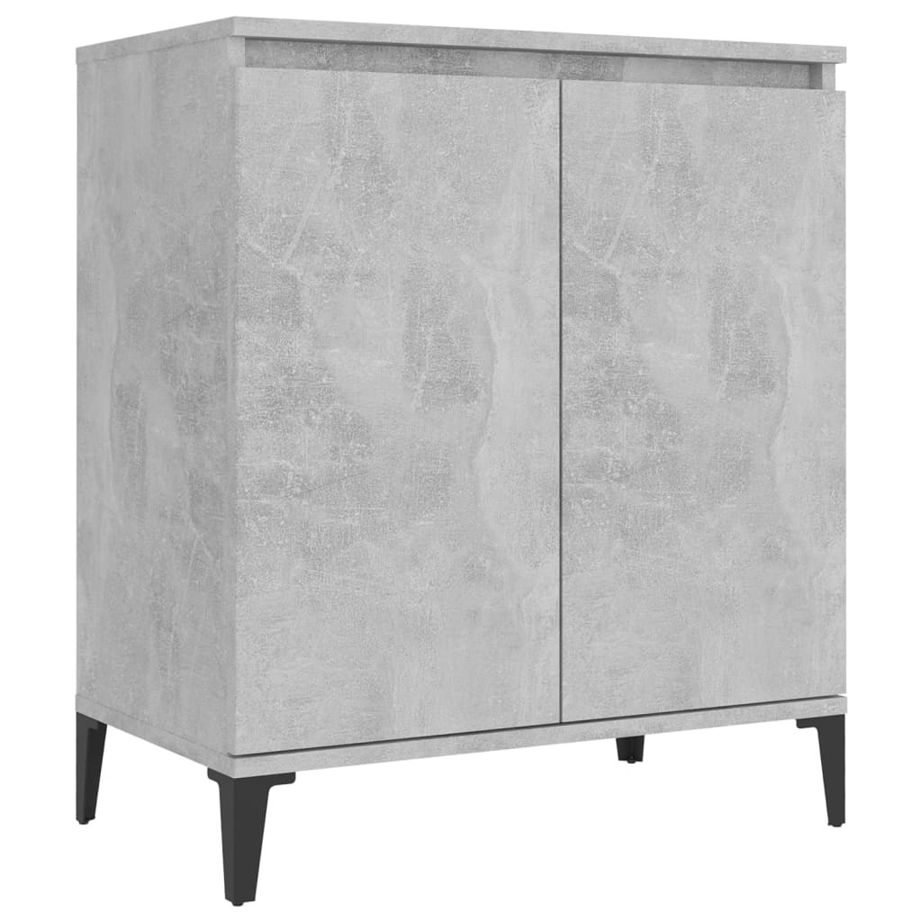 vidaXL Szafka, szarość betonu, 60x35x70 cm, materiał drewnopochodny