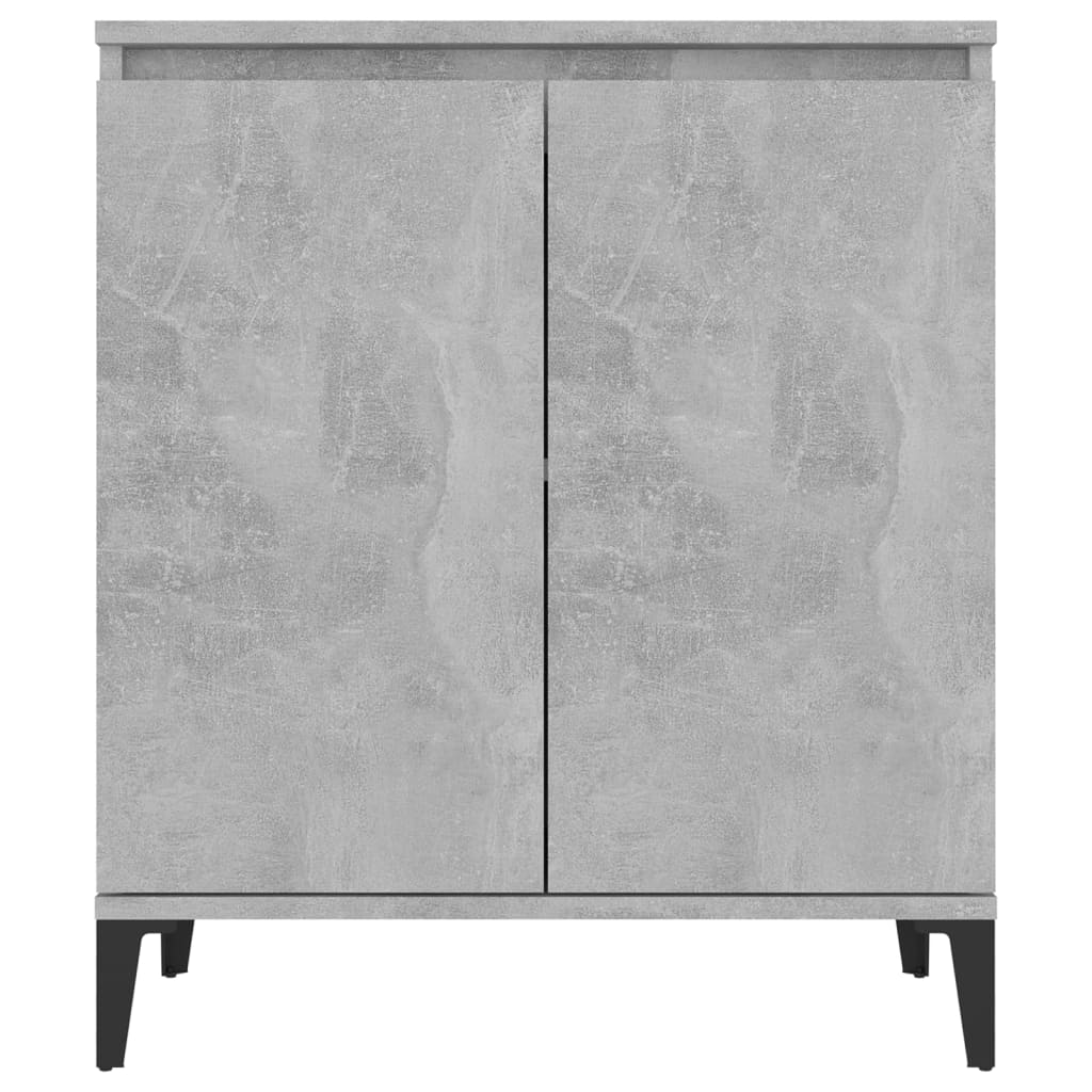 vidaXL Szafka, szarość betonu, 60x35x70 cm, materiał drewnopochodny