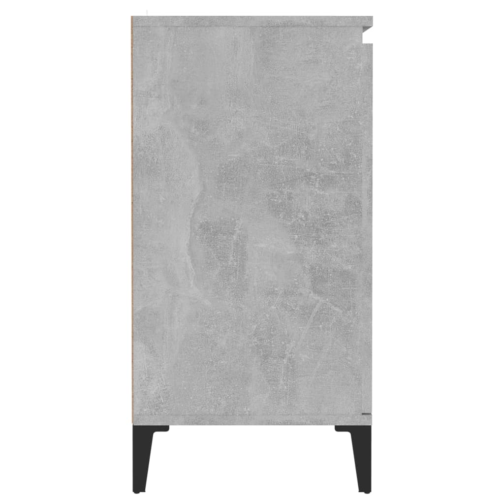 vidaXL Szafka, szarość betonu, 60x35x70 cm, materiał drewnopochodny