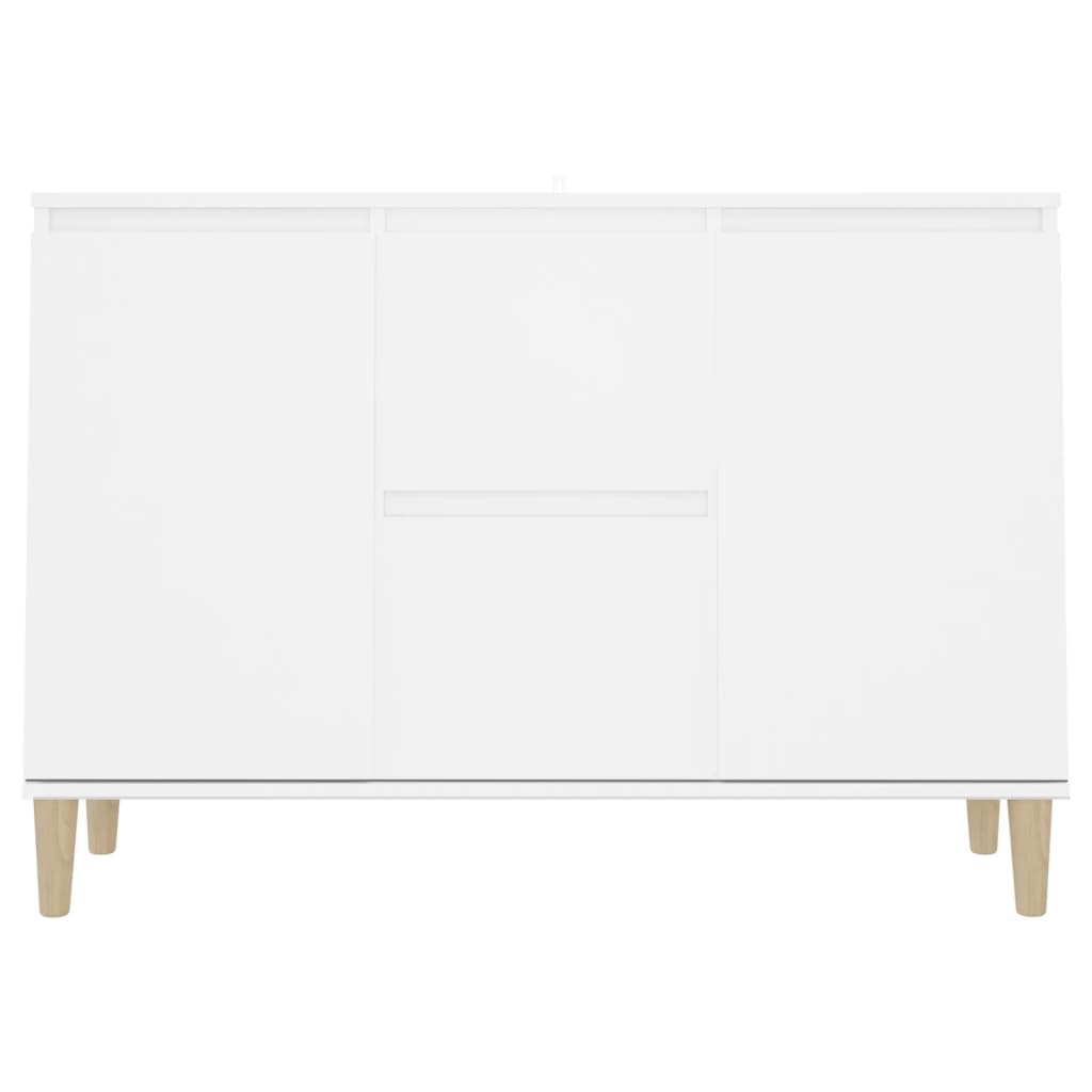vidaXL Szafka, biała, 101x35x70 cm, materiał drewnopochodny