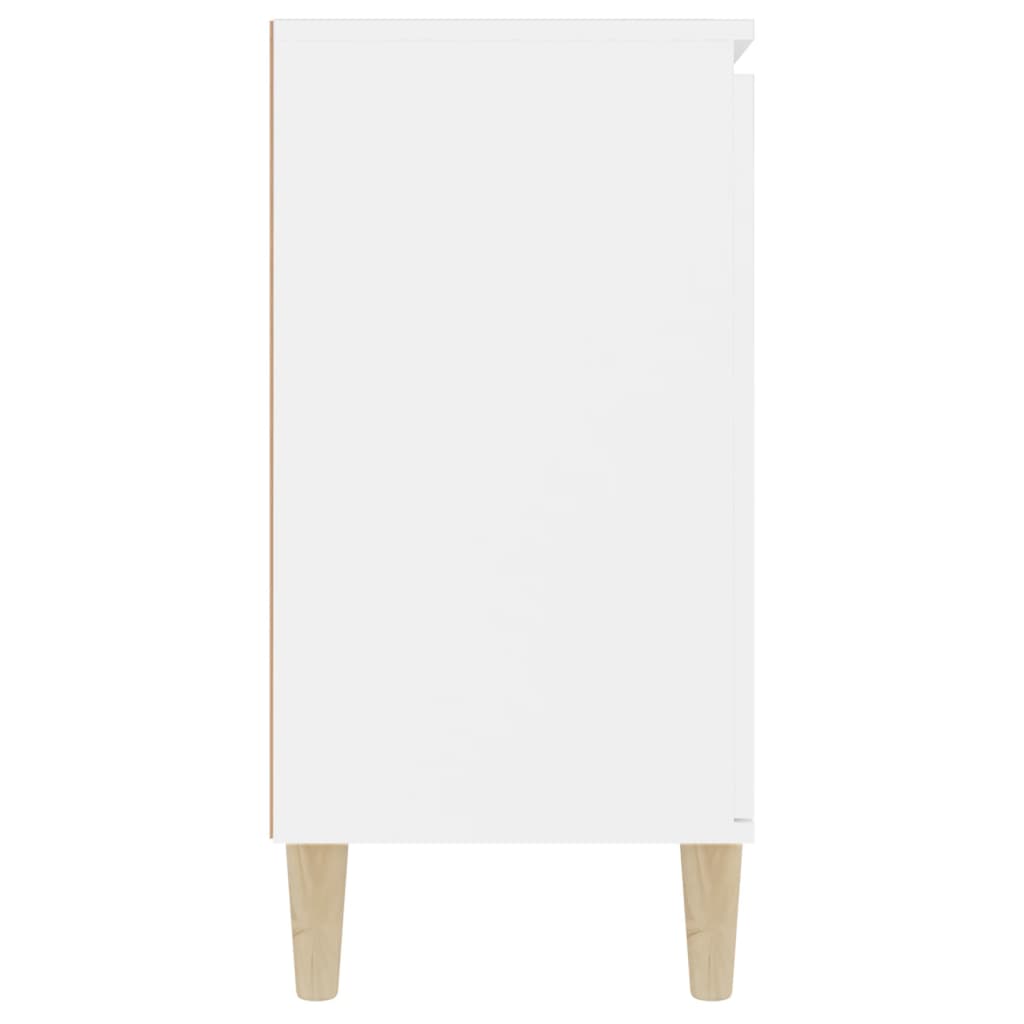 vidaXL Szafka, biała, 101x35x70 cm, materiał drewnopochodny
