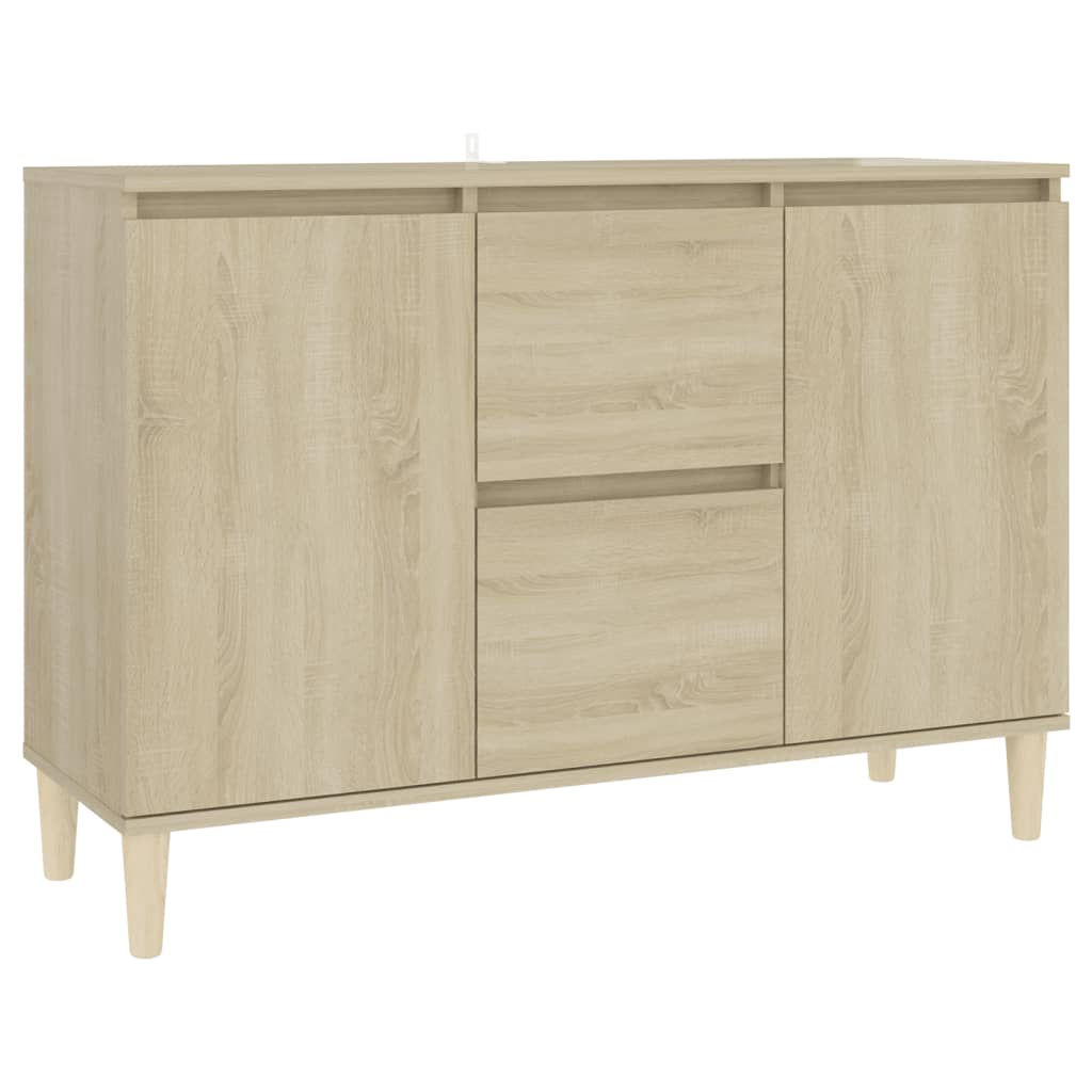 vidaXL Szafka, dąb sonoma, 101x35x70 cm, materiał drewnopochodny