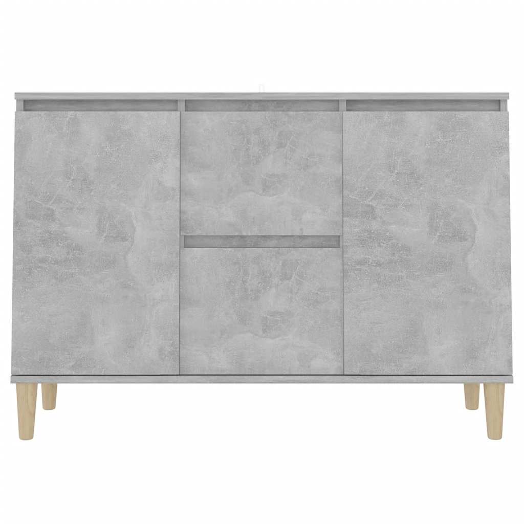 vidaXL Szafka, szarość betonu, 101x35x70 cm, materiał drewnopochodny