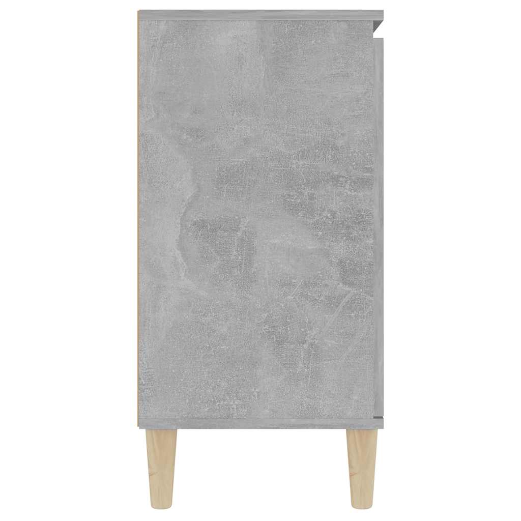 vidaXL Szafka, szarość betonu, 101x35x70 cm, materiał drewnopochodny