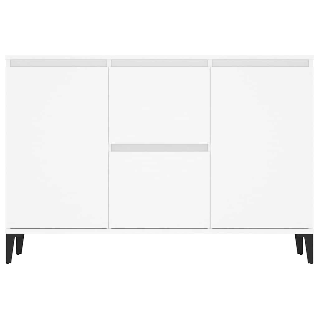 vidaXL Szafka, biała, 102x35x70 cm, materiał drewnopochodny