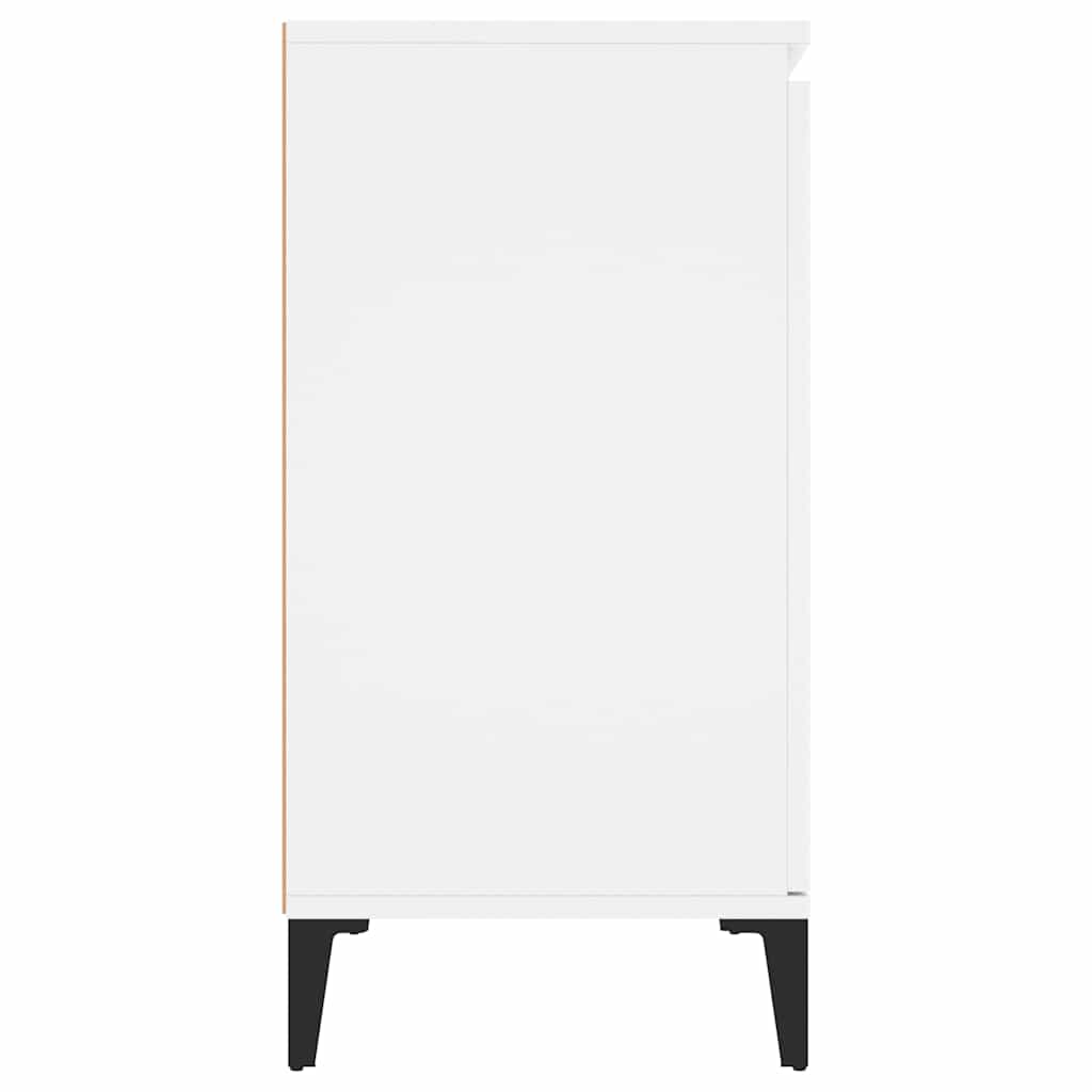 vidaXL Szafka, biała, 102x35x70 cm, materiał drewnopochodny