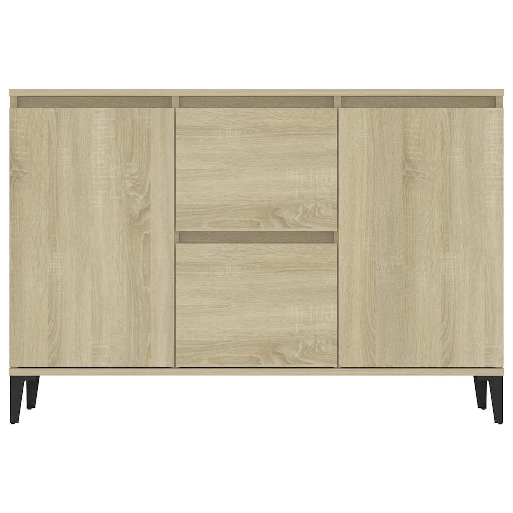 vidaXL Szafka, dąb sonoma, 102x35x70 cm, materiał drewnopochodny