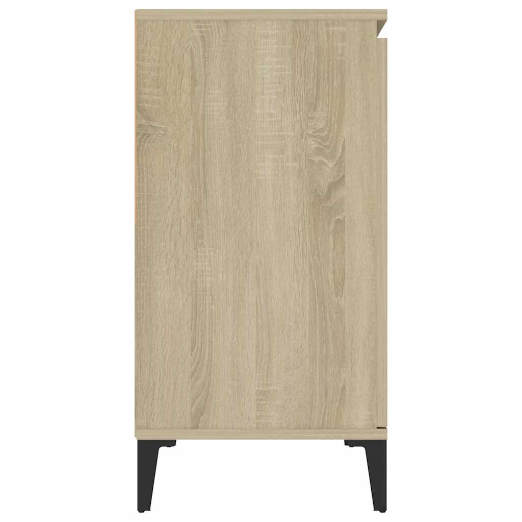 vidaXL Szafka, dąb sonoma, 102x35x70 cm, materiał drewnopochodny