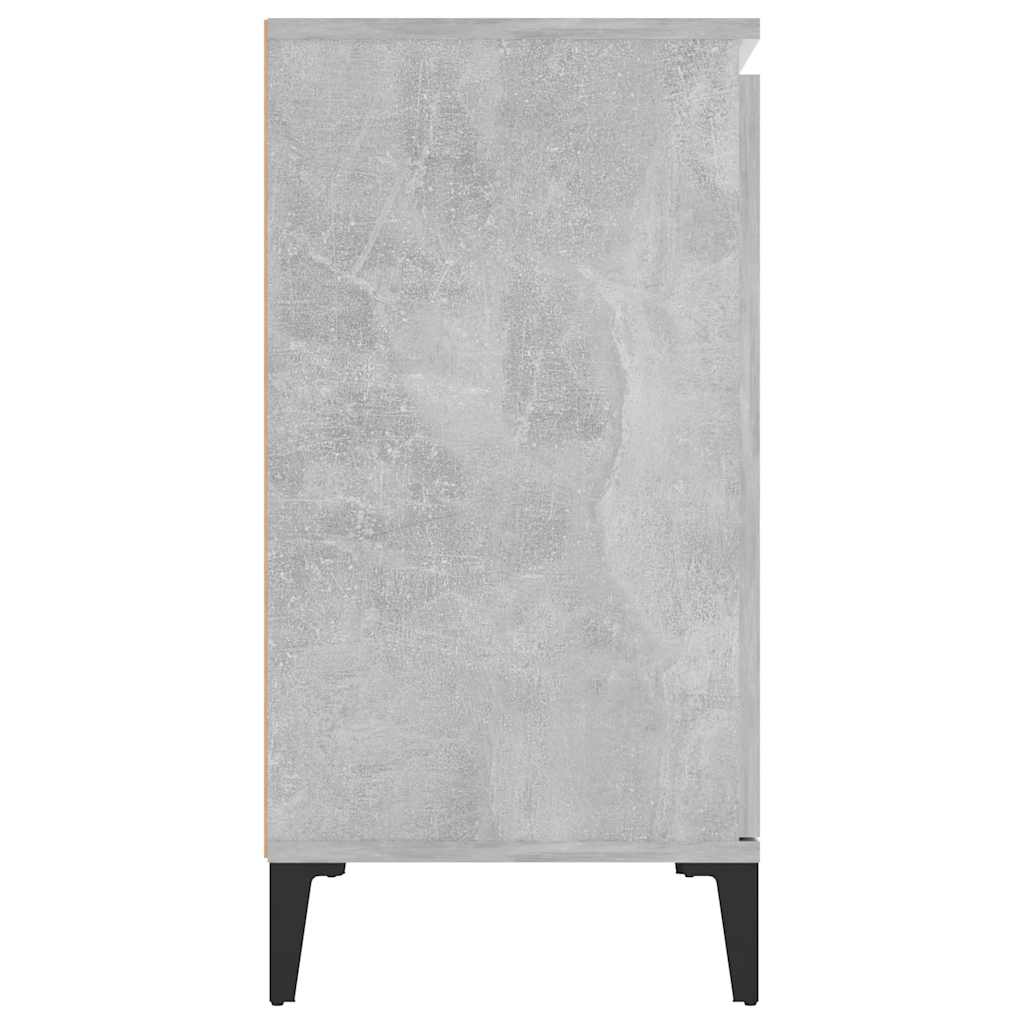 vidaXL Szafka, szarość betonu, 102x35x70 cm, materiał drewnopochodny