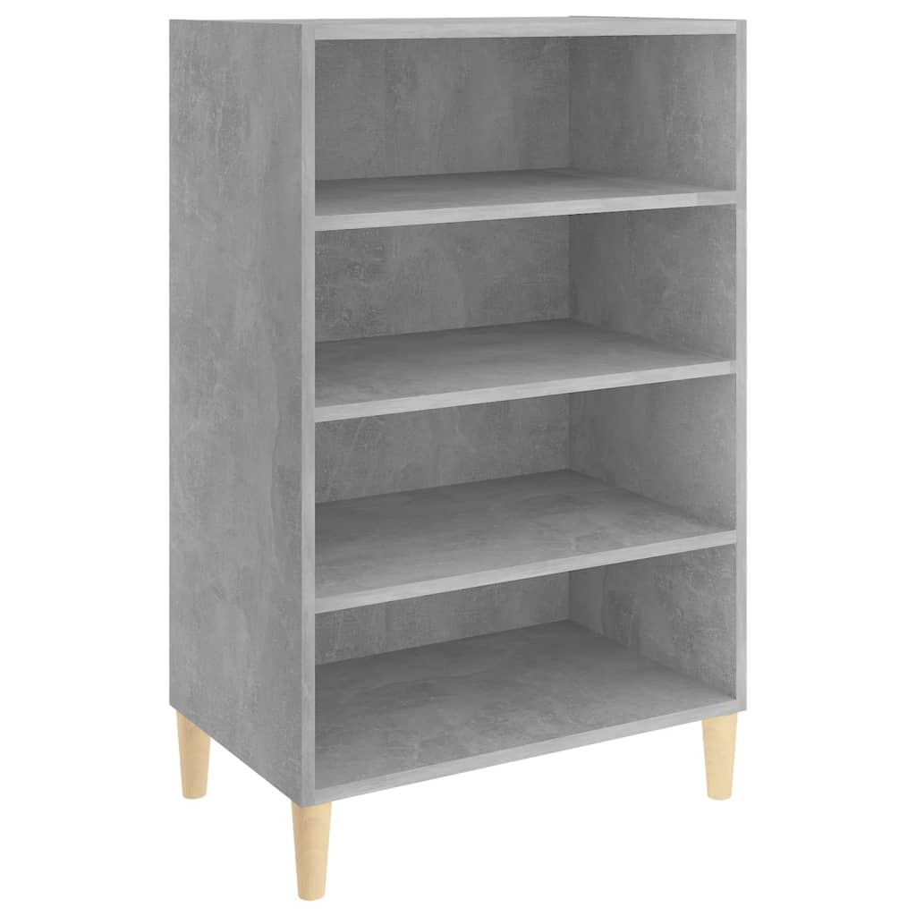 vidaXL Szafka, szarość betonu, 57x35x90 cm, materiał drewnopochodny